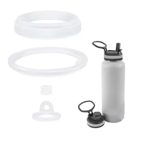 3/4pcs Silicone Sealing Gasket Accessories for Thermoflask 24/32/40/64oz Seal Rings Replacement Wate