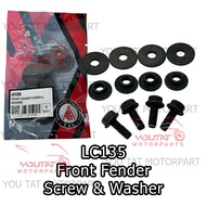 TAG YAMAHA LC135 FRONT FENDER SCREW & WASHER DEPAN MAGAT DEPAN MUD GUARD SCREW WASHER