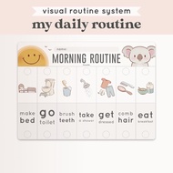 Bramble – Classic Daily Routine Flip Board for Kids | Visual Schedule Chart | Autism, ADHD, PECS, Ho