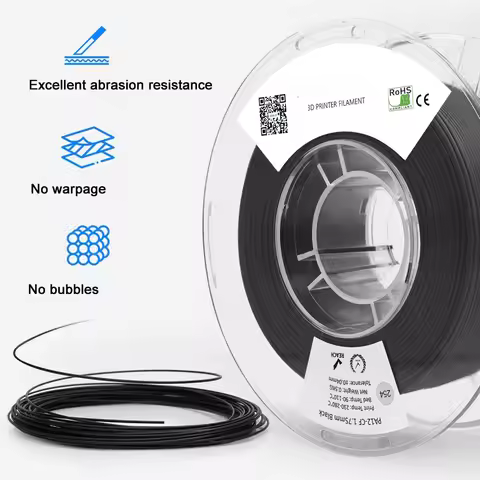 3D Printing Consumables Carbon Fiber Reinforced PA12 - CF15 for FDM Printing 1.75mm 3D Printer Filam