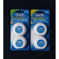 《省大大》【Oral-B】歐樂-B 50M 牙線薄荷微蠟/無蠟 dental floss