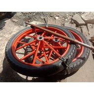 Small iron 6 spoke wheel