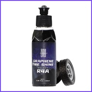 Tire Shine Lasting Glossy Tire Shine Car Tire Coating 100ml Car Tire Polish Cleaner Black Brightener