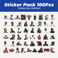 HP Hot Stickers 50 Cent Cute Waterproof Stickers Adhesive Waterproof Sticker Decal for Motorcycle He