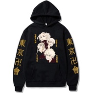 Anime Tokyo Revengers Printed Hoodies Harajuku Loose Streetwear For Men