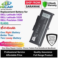 HICAP DELL Laptop Battery RJ40G 63Wh for DELL Latitude E5420 E5520 DELL Precision 3560