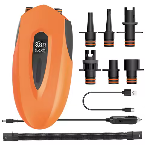 Electric Air Pump for SUP Wireless Electric Inflator High Volume Air Pump for Boats Dual Function Po