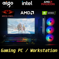 Budget Gaming FULL SET PC 2023 with Intel I5 6500/ I7 4770/ 5600G/ Ryzen 5 / GTX 1650 / RTX3050 High