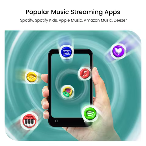 Android Portable MP3/MP4 Music Player Bluetooth Speakers & WiFi,Support Spotify Premium Dac,dap, Rad