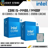 Intel Core i5-14400 / i5-14400F (Tray Unit) CPU + LGA1700 D5 M/Board - 10 Cores 16 Threads - Bundles
