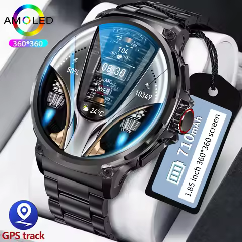 V69 Bluetooth Call Smart Watch 1.85 Inch Large Screen Men Sports Fitness Tracker Heart Rate Health M