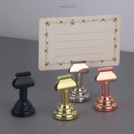 NARCISSUS13A0E Table Number Holder, Vertical Reusable Place Card Holder, Classical Style Metal Circu