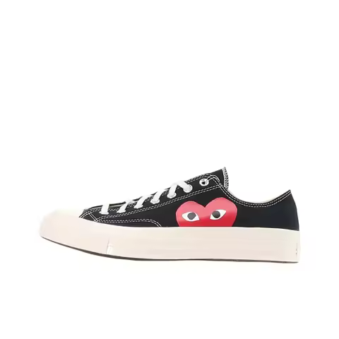 Converse x CDG Play 1970s Chuck Taylor All Star Abrasion Resistant Balance Low top Canvas Shoes Unis