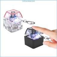 VIVI 1-Key Mechanical Keyboard Clicks Toy Keycap Tester With Multicolor LED Lights