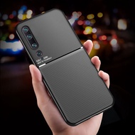 Premium Case Magnetic Shockproof IQS PU Leather Silicone Matte for Xiaomi Mi 10 (6.67 inches)
