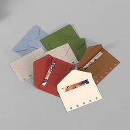 复古西式信封袋手账本m5活页信封内页袋贴纸小卡收纳活页替芯Retro Western-style Envelope Bag Hand Ledger M5 Loose-leaf Letteriyyuyu