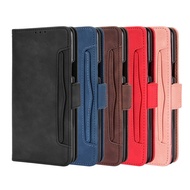 Suitable for LG Q92 Mobile Phone Leather Case Multi-card Slot Wallet Type Protective Case LG Q92 Mobile Phone Case Flip Shock-resistant Case SHS