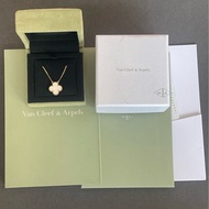 梵克雅寶 VCA四葉草項鍊，中花18K黃金+白色貝母