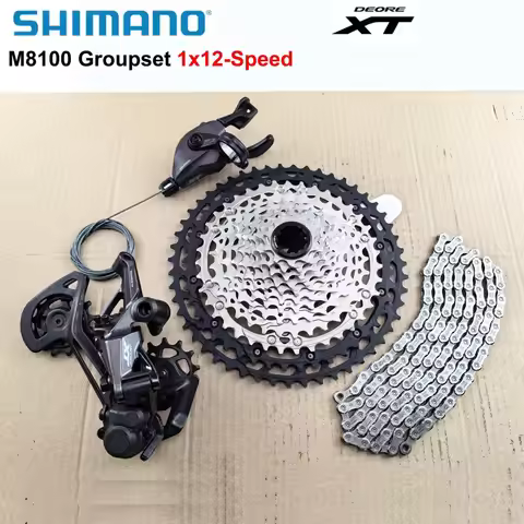 Shimano DEORE XT M8100 Groupset 12 Speed MTB Mountain Bike 1x12-Speed Shifter Lever Rear Derailleur 