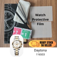 Watch Protective Film Kit | Rolex Daytona 116503 | Scratch & Scuff Resistant Perfect Fit | Watch Sti