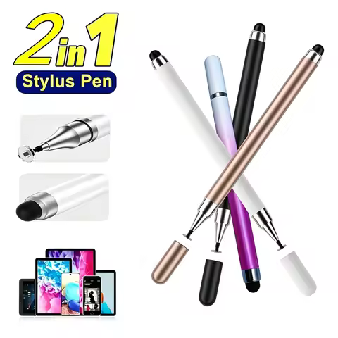 Smart Tablet Phone Universal 2 in 1 Capacitive Stylus Pen Drawing Pens for iPhone/Android All Capaci