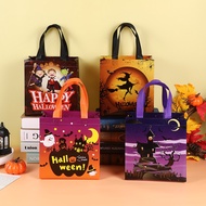 Halloween Shopping Bag Happy Halloween Gift Bag Witch Tote Bag Trick Or Treat Bag Halloween Candy Bag