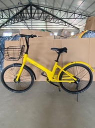 Genuine Goods Stock Small Yellow Car Shared Bicycle Same Ofo Bike Solid Tire Inflatable-Free Adult B