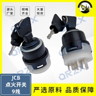 Excavator Accessories JCB/2CX/3CX/4CX Ignition Switch/9Line with Key701/45500/Y1372