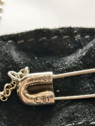 Chrome Hearts 單鑽別針項鍊 18inch 45cm