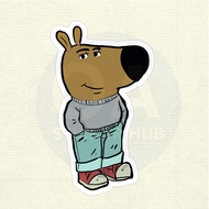 CHILL GUY MEME STICKER