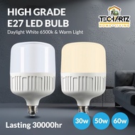 High Grade E27 LED Bulb 30w 50w 60w Cool Daylight White Bulb 6500K Warm White Bulb 3000K Long Lastin