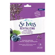 St Ives Revitalizing Acai Blueberry Sheet Facial Mask 1s WT2
