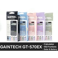 GAINTECH GT-570EX Calculator School Use Solar + Battery Power