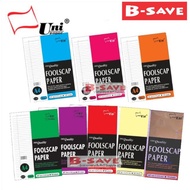Uni Foolscap Paper / Exam Sheet 60gsm/ 70gsm/ 80gsm /100gsm Kajang Paper