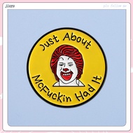 Creative Auntie Character Enamel Pin Funny Text Badge Brooches Clothes Backpack Accessories Gifts