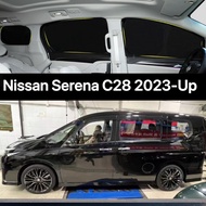 For Nissan SERENA C28 2022-UP Car Sunshade Fully Blackout Curtain Sunshade Sun Protection Privacy Si