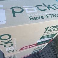 Packo กล่องอาหาร750ml 1ช่อง ใส ยกลังx12
