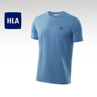 HLA Sportsday Series Cool Feeling Sport Round Neck Short Sleeve T-Shirt Men(Light Blue)-HNTBW2Y068A4