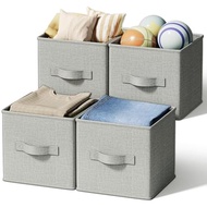 LayerSpace Fabric Storage Bins | Closet Bin Shelf Organizer Shelf Basket | Collapsible Linen Closet 