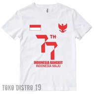 77th Indonesian Independence Day T-shirt Distro T-shirt Indonesian Independence Day T-shirt August 1