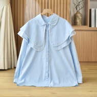 AILEEN COTTON BLOUSE PEARLS