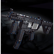 Assault Rifle MP5 Launch Submachine Gun Boy Puzzle Assembled Educational Building Blocks Constructio