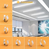 JIWANARCLAY 5Pcs Lamp Tube Clip, Base Tool With Rubber Protection Spring Terry Clip,  Clamp Holders 