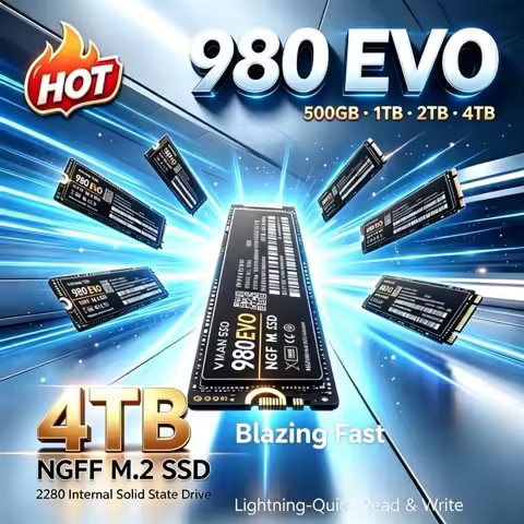 Internal Solid State Drive M.2 2280 NGFF 980 EVO Portable SSD 500GB 1TB 2TB 4TB Fast File Transfer f