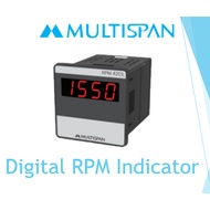 MULTISPAN  digital rpm indicator RPM - 4201 48X48