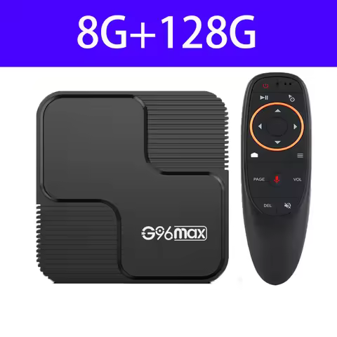 2025 G96 Max H618 Android 14 TV Box 2.4G 5G Dual Wifi 2G 4G 8G 16G 32G 64G 128G 6K 4K Smart Fast Set