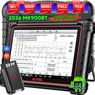 Autel Scanner MaxiCOM MK900BT, 2026 MK900-BT Bidirectional Diagnostic Scan Tool, 2.0 BT Ver. of MK90