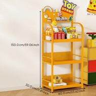 Multitier Storage Shelf Freestanding Organizer High-Quality for Living Room and Bedroom Home Decor