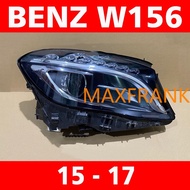 FOR BENZ W156 15-17 GLA200 GLA220 GLA260 GLA156 HEADLAMP HEADLIGHT LENS HEAD LAMP FRONT LIGHT(USED)