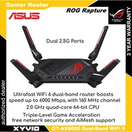 ASUS ROG RAPTURE GT AX6000 Dual-Band WiFi 6 Gamer Router